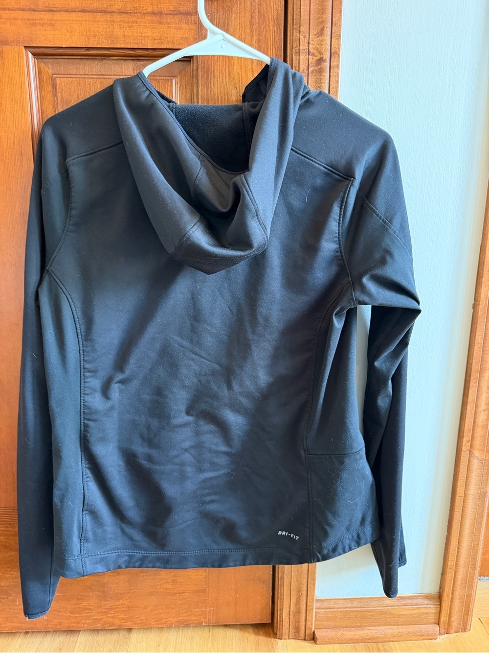Nike Black Half-Zip Hooded Shirt - Picture 3 of 4